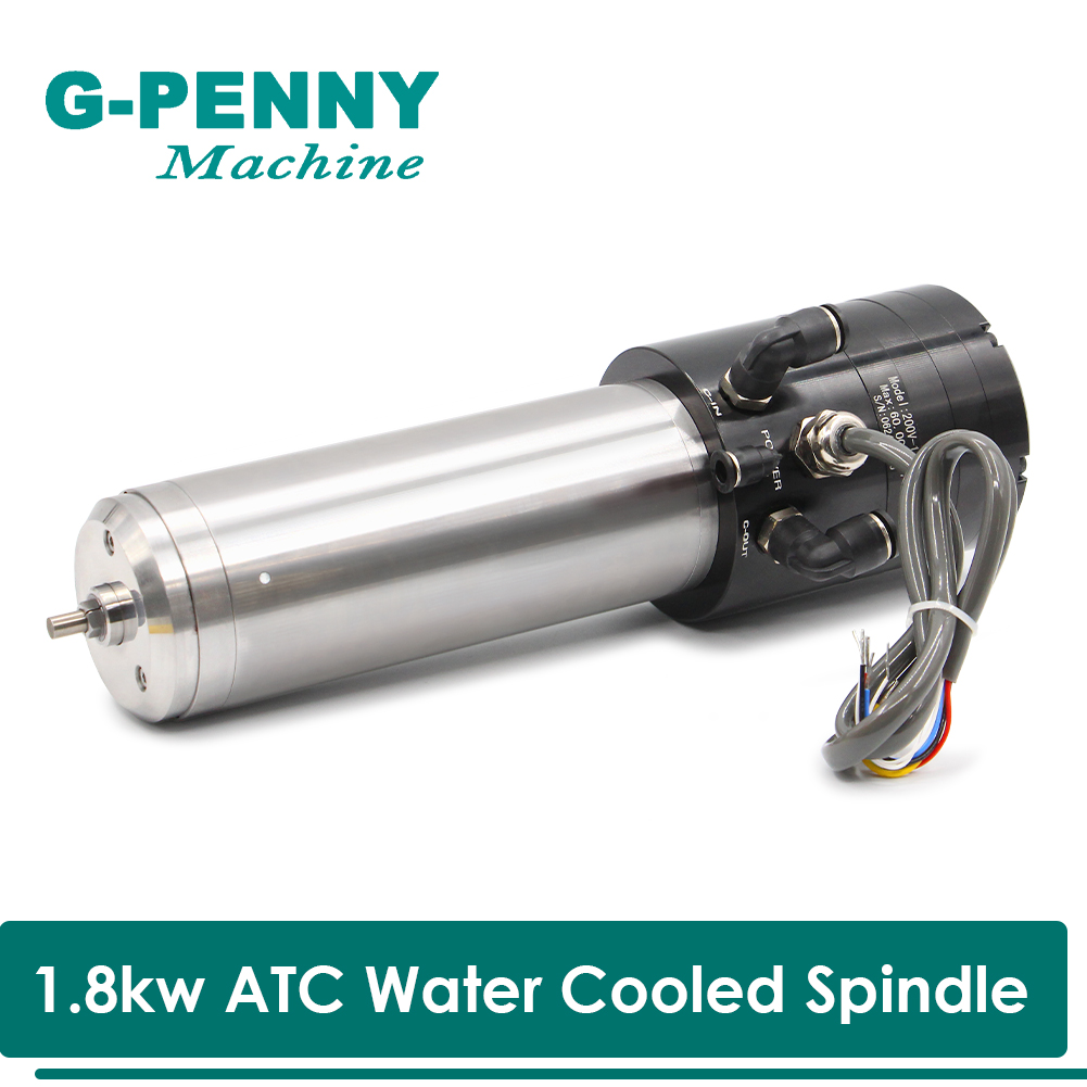 Water Cooled Spindle - Wrzeciono chłodzone wodą 1.8kW 220V ATC