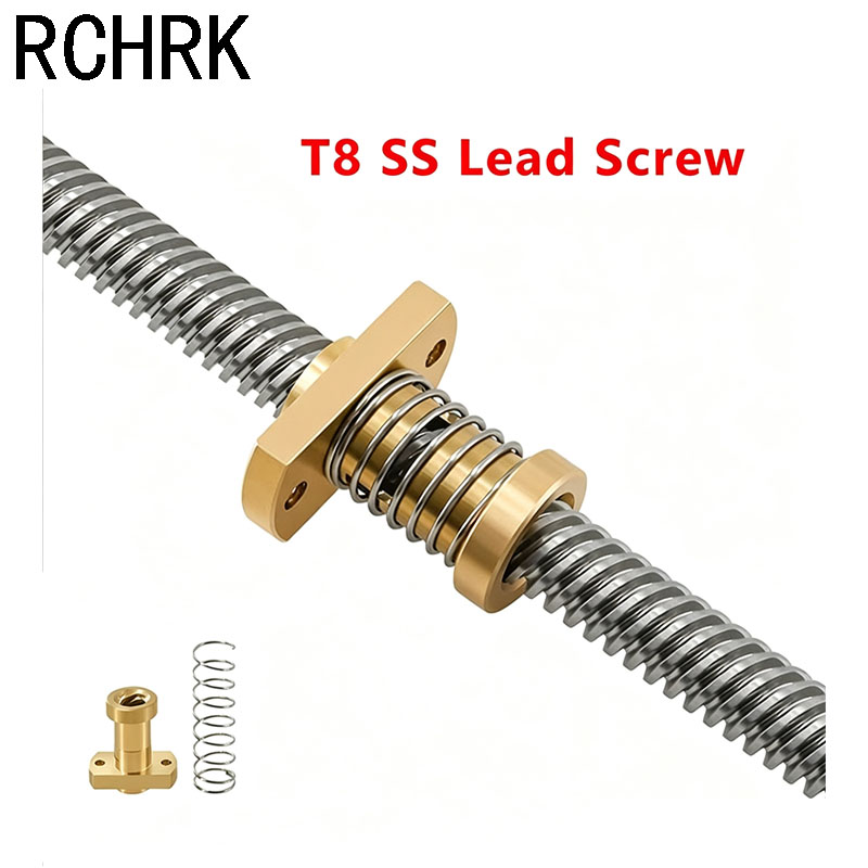 Lead Screw 8Mm - Śruba trapezowa T8 SS z nakrętką