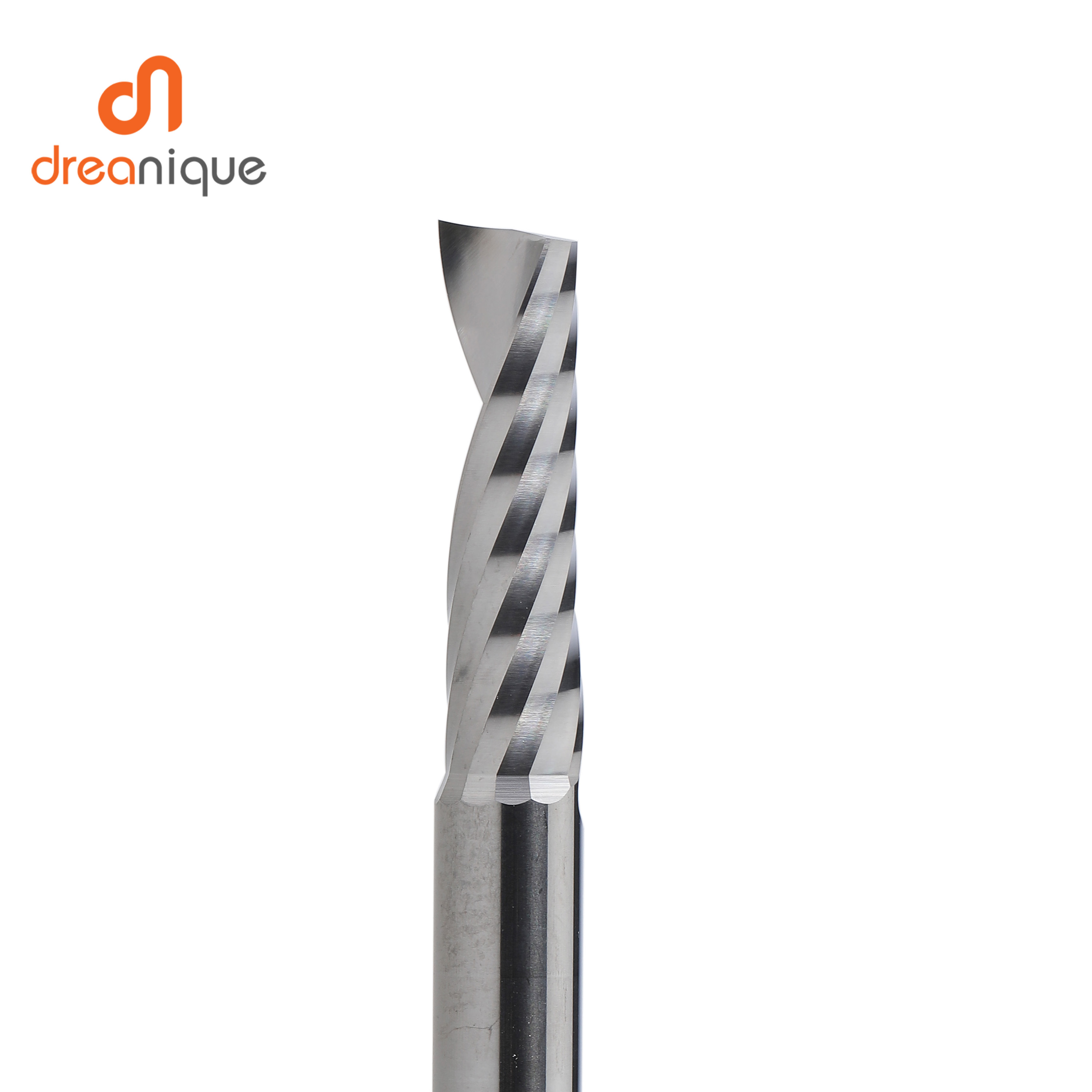 End Mill Set - 1szt AAAAA jednokrawędziowy spiralny frez palcowy