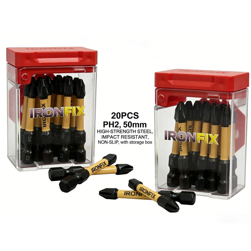 Drill Bit Set - Wytrzymały zestaw 20 bitów do wkrętarki