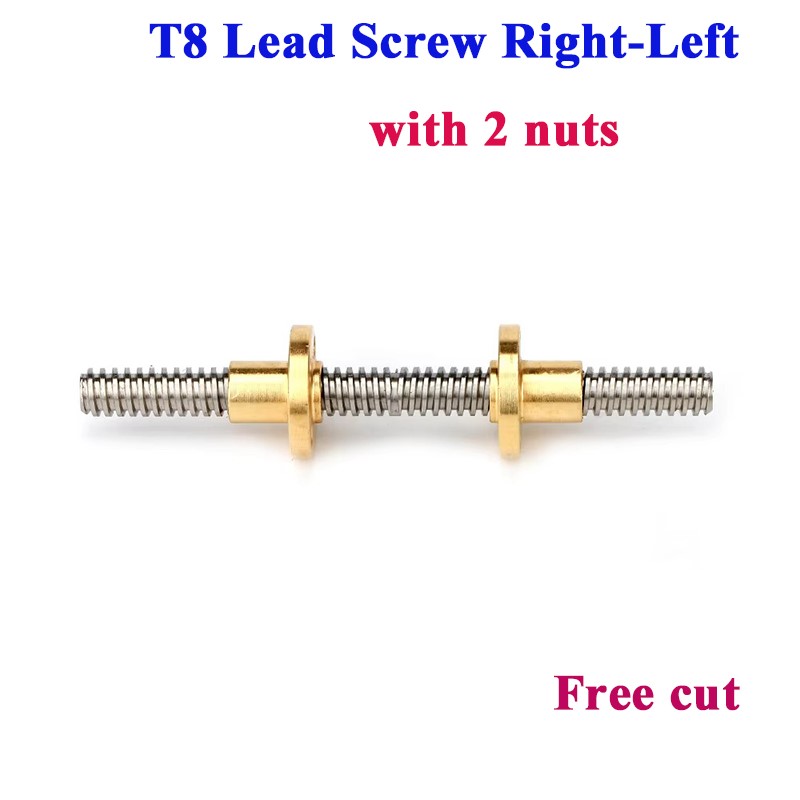 Lead Screw 8Mm - Śruba pociągowa T8 z gwintem prawo-lewym