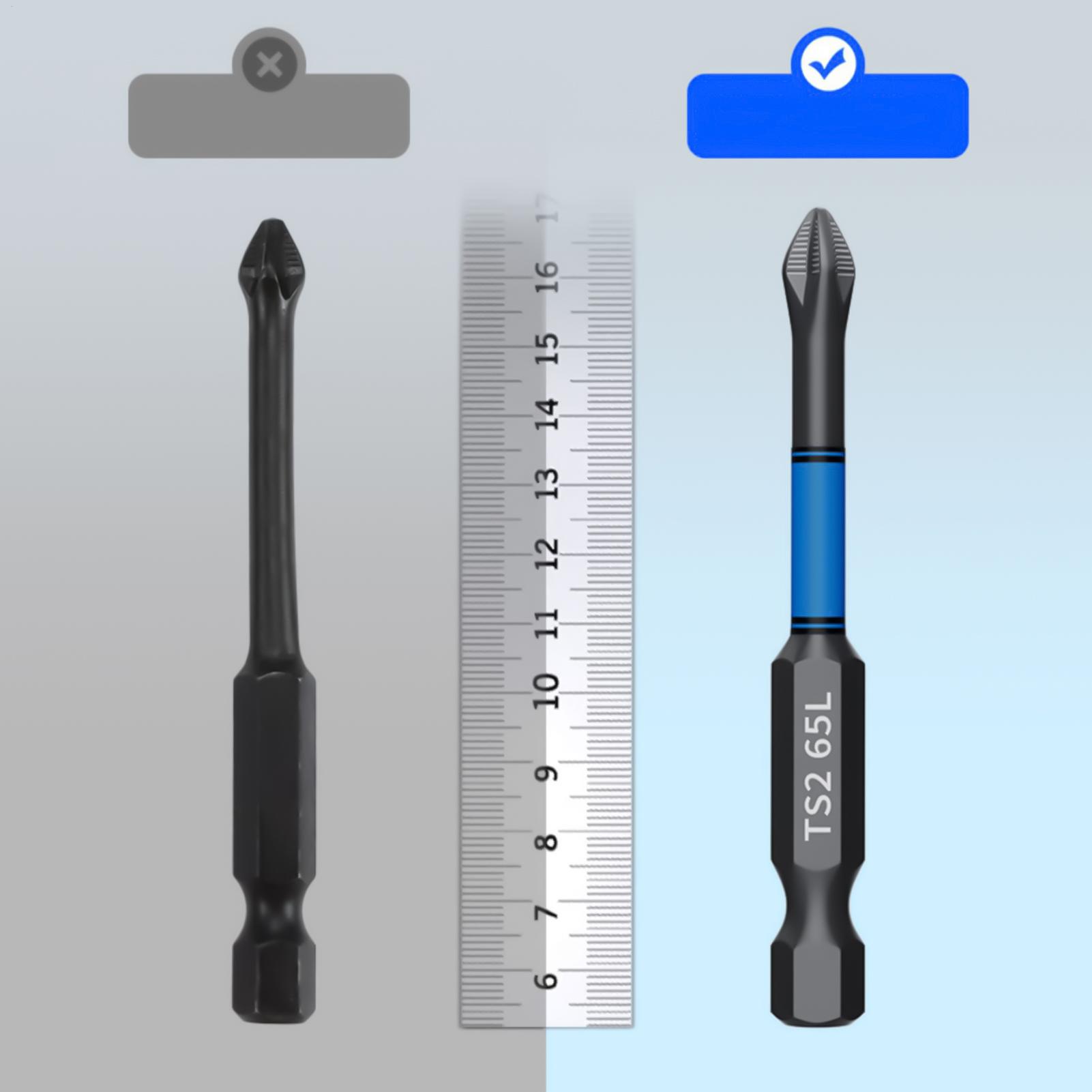 Drill Bit Set - Zestaw bitów do wkrętarki 6-częściowy, magnetyczny,