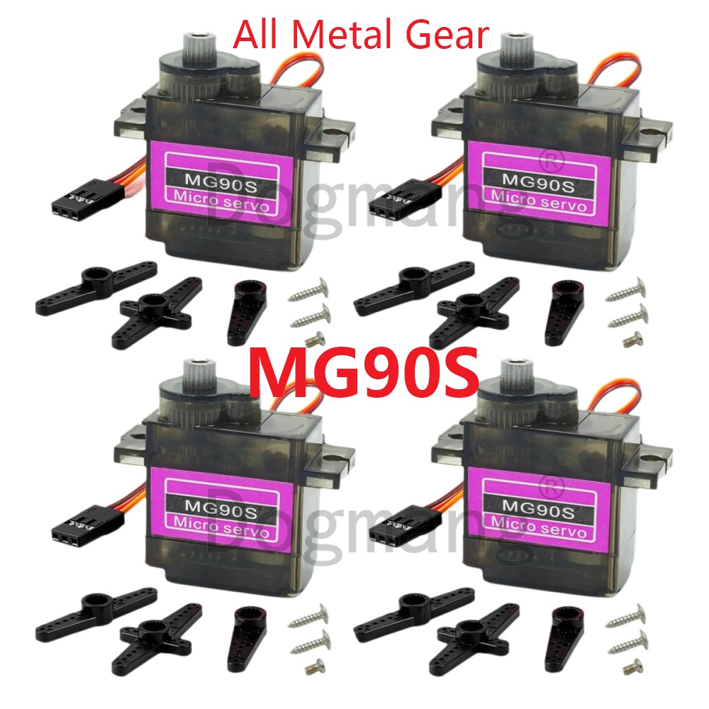 Servo 9G - MG90S Serwo 1/2/4/10/20/50 szt. All Metal