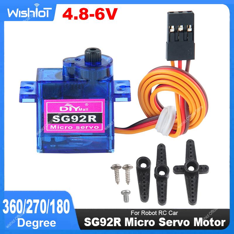 Servo 9G - SG92R mikro serwomotor 4.8-6V 360/270/180 stopni
