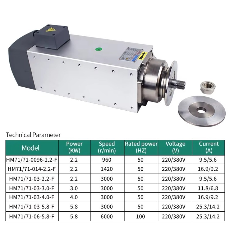 Wrzeciono obrabiarki, szybkie, – Spindle Motor recenzja i cena
