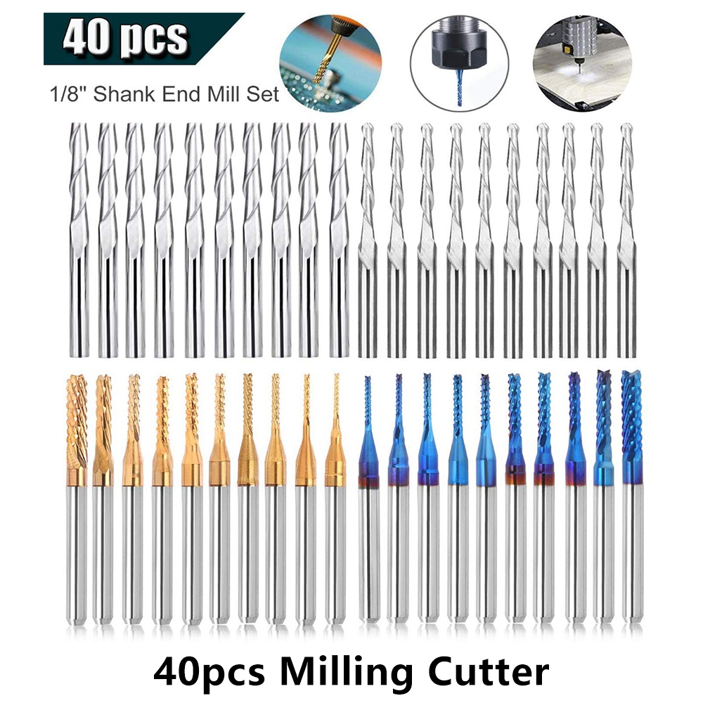Zestaw bitów do grawerowania f – End Mill Set recenzja i cena