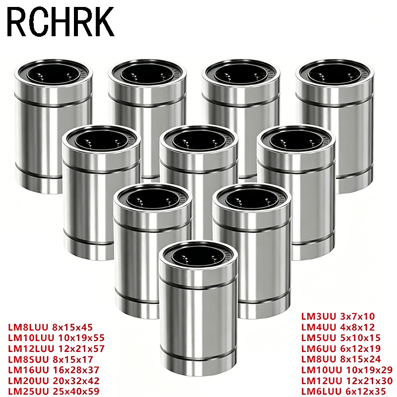 4/10 SZT. Łożyska liniowe LM8U – Linear Rod 8Mm recenzja i cena