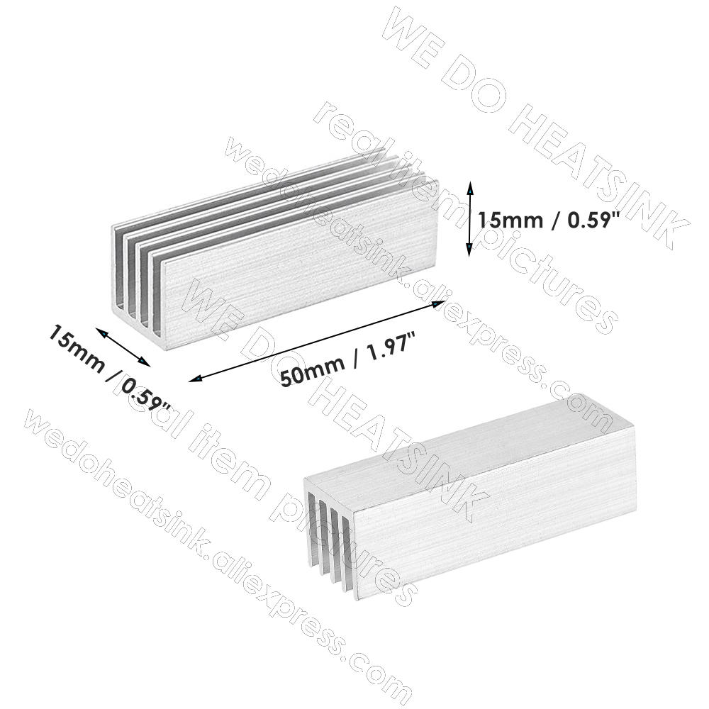 ROBIEMY RADIATOR 50x15x15mm be – Aluminium Extrusion recenzja i cena