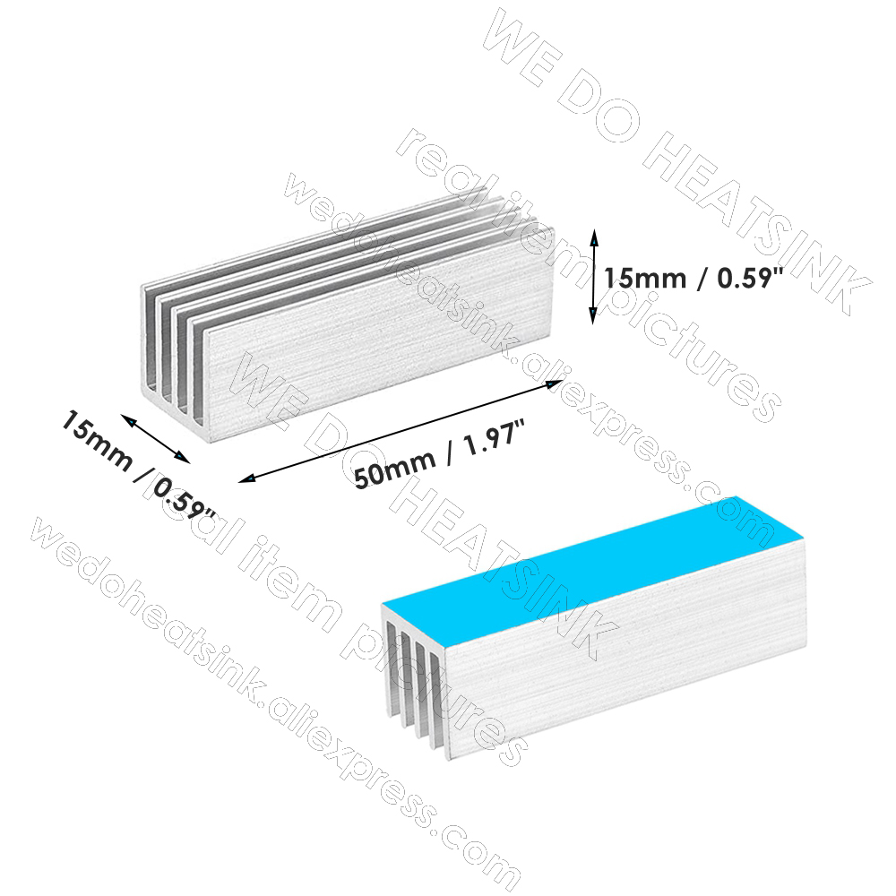 ROBIEMY RADIATOR 50x15x15mm be – Aluminium Extrusion recenzja i cena