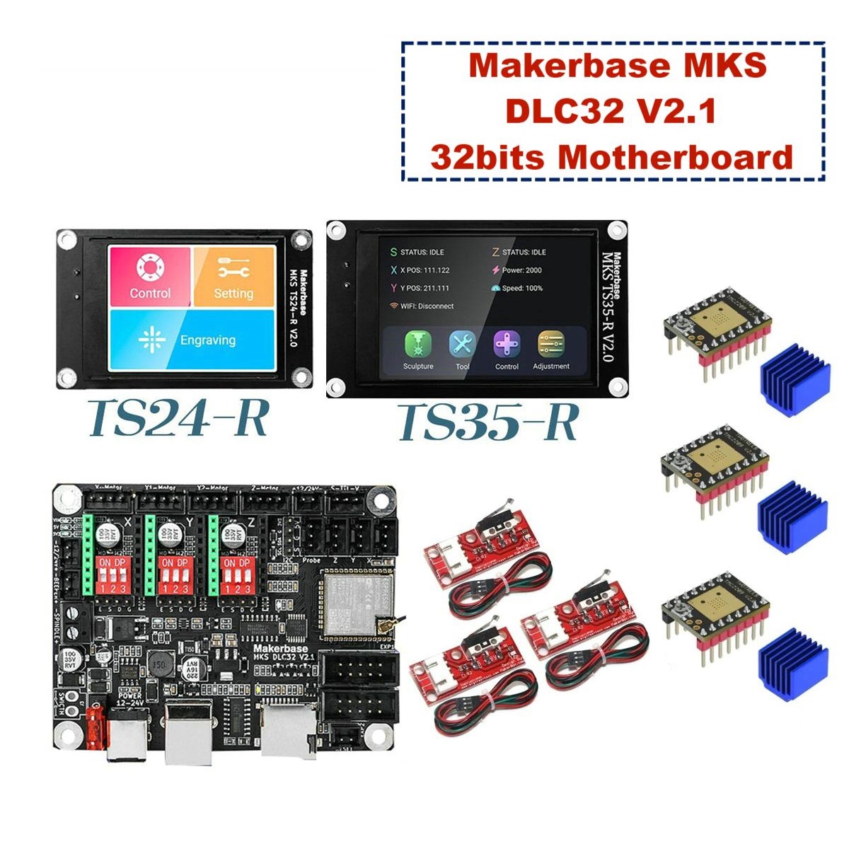 Makerbase MKS DLC32 V2.1 32-bi – Lm8Uu Bearing recenzja i cena