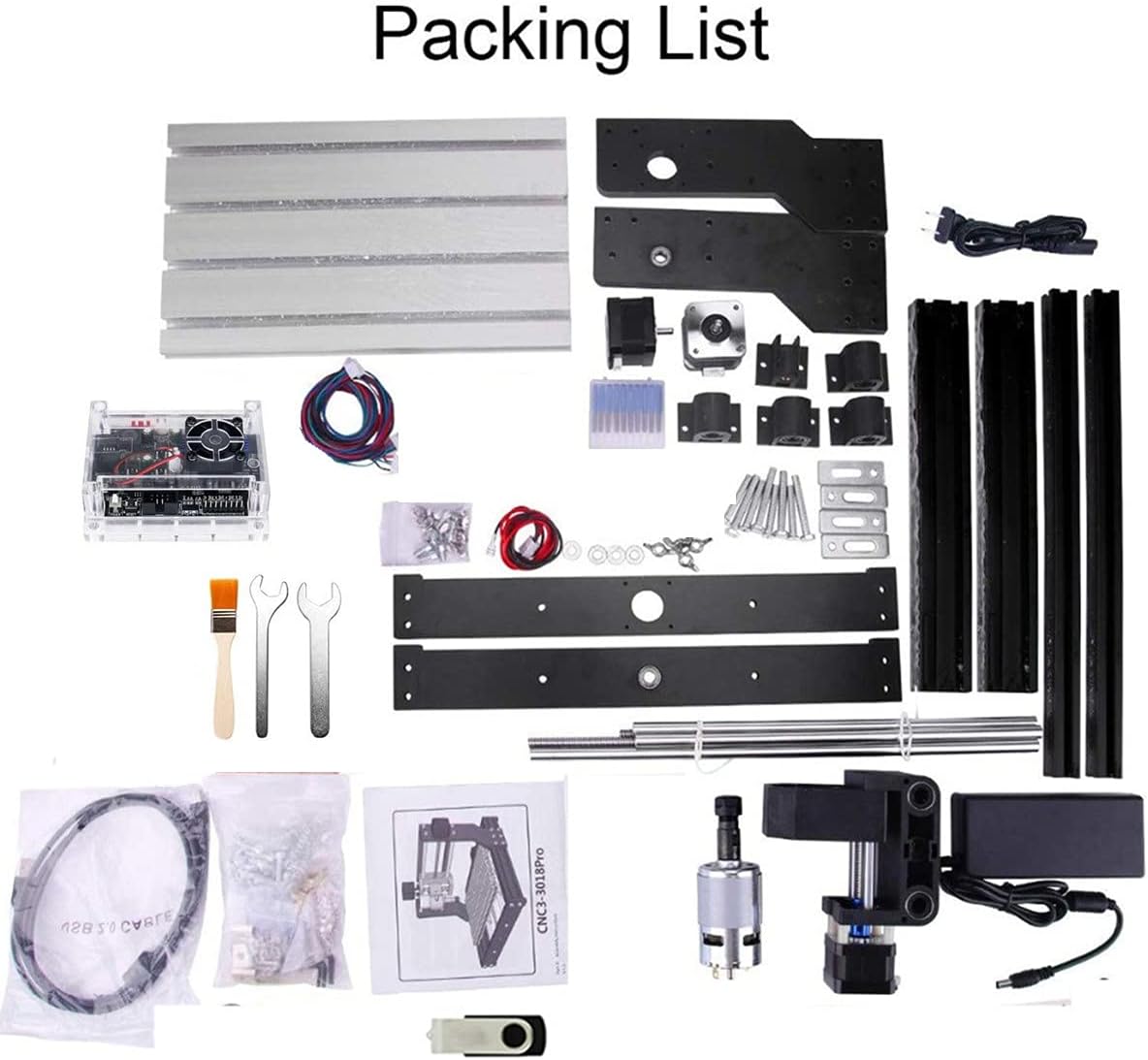 3-osiowy frezarko-grawerujący  – 3018 Cnc recenzja i cena