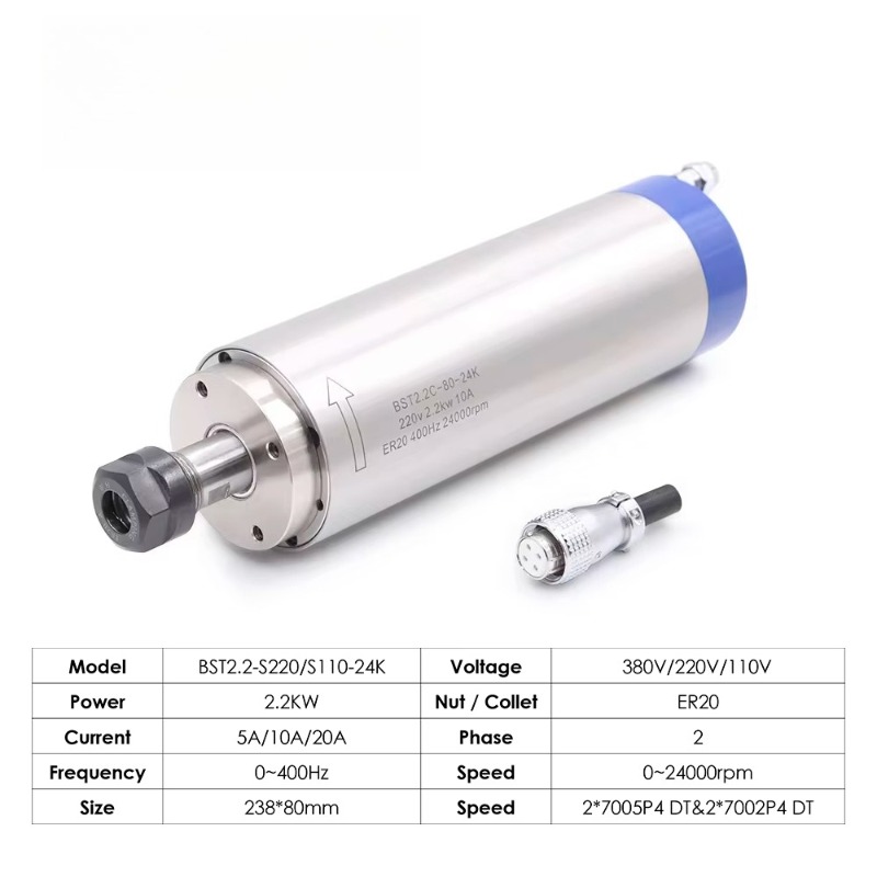 2,2 kW, silnik wrzeciona chłod – Spindle Motor recenzja i cena