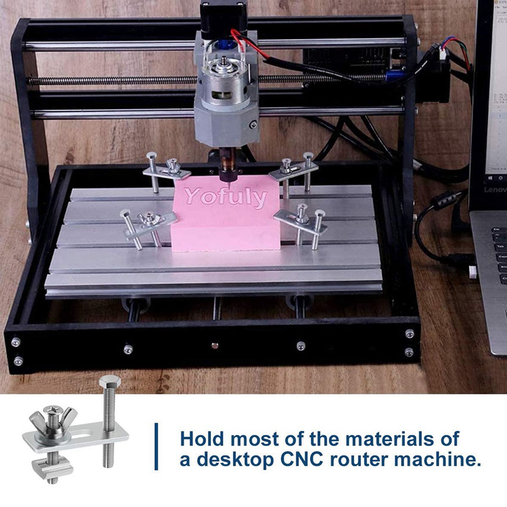 Zestaw zacisków do szyn T A19F – 3018 Cnc recenzja i cena