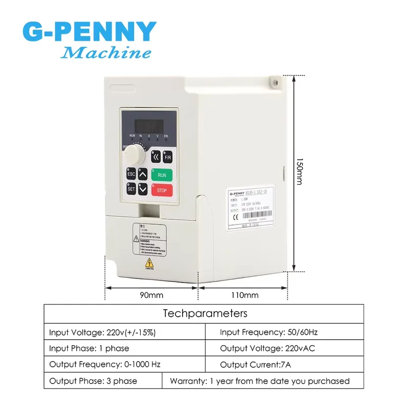 Wrzeciono chłodzone wodą Gpenn – Spindle Motor recenzja i cena