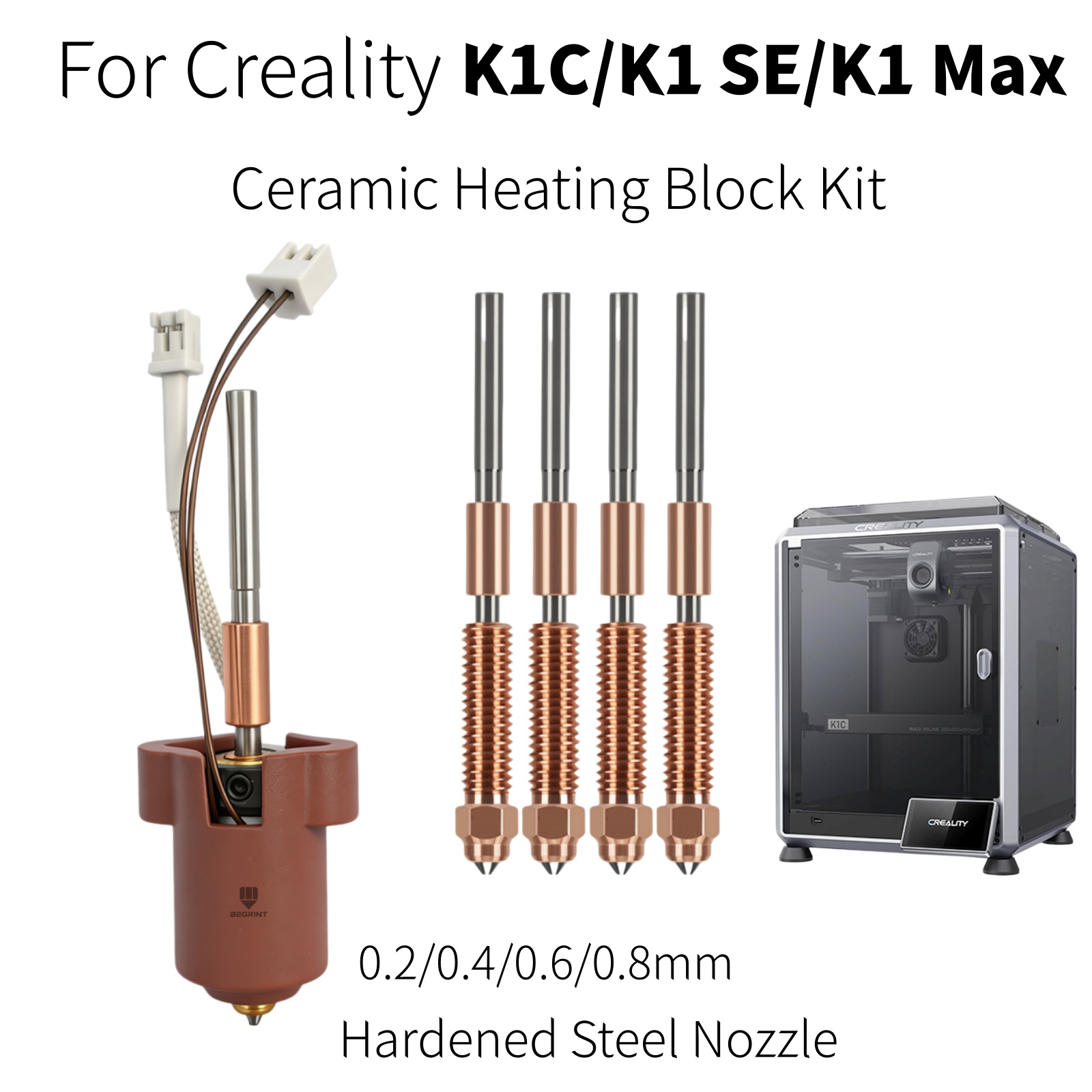 Hotend do Creality K1C K1 MAX  – Aluminium Profile 2020 recenzja i cena
