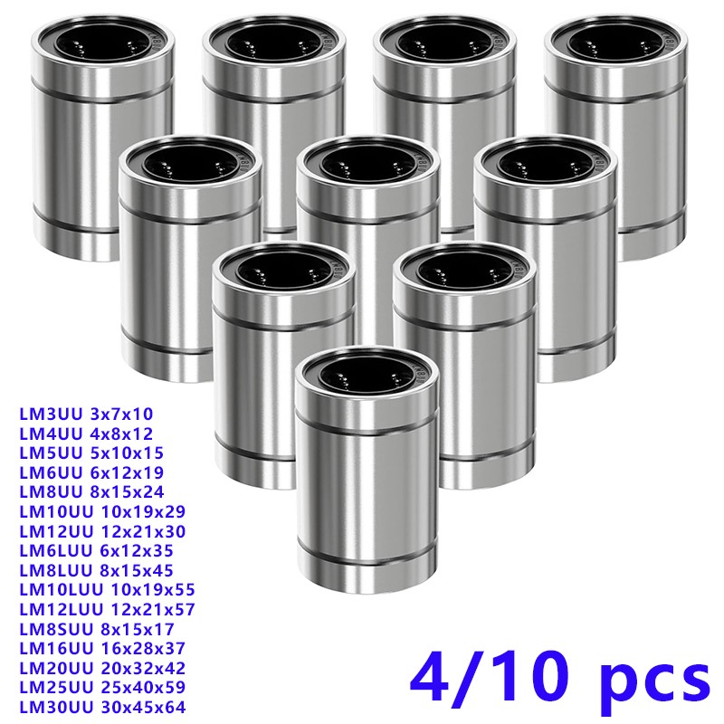 4/10 SZT. LM8UU LM10UU LM16UU  – Linear Rod 8Mm recenzja i cena